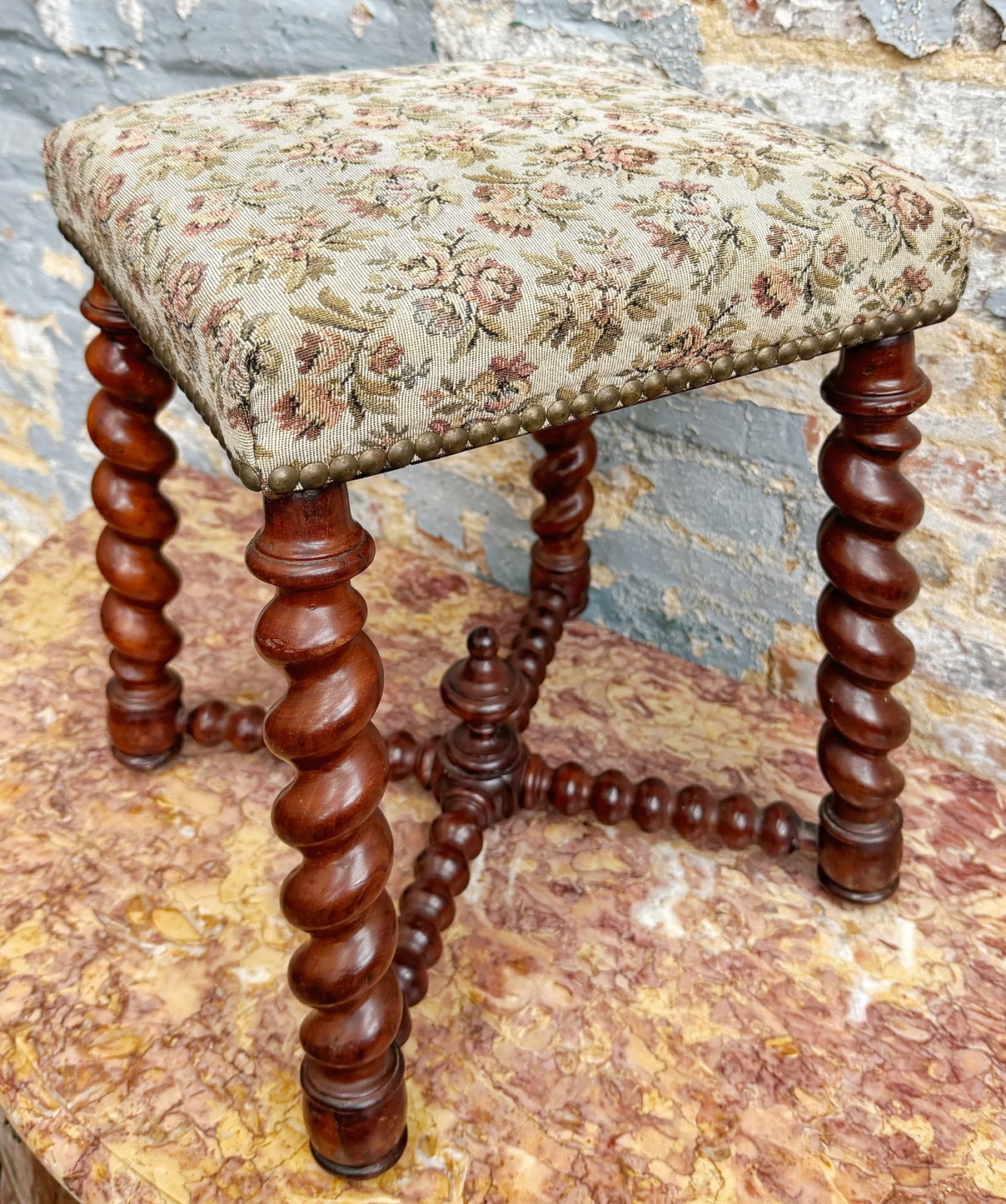 A French Louis XIII Tabouret Stool 